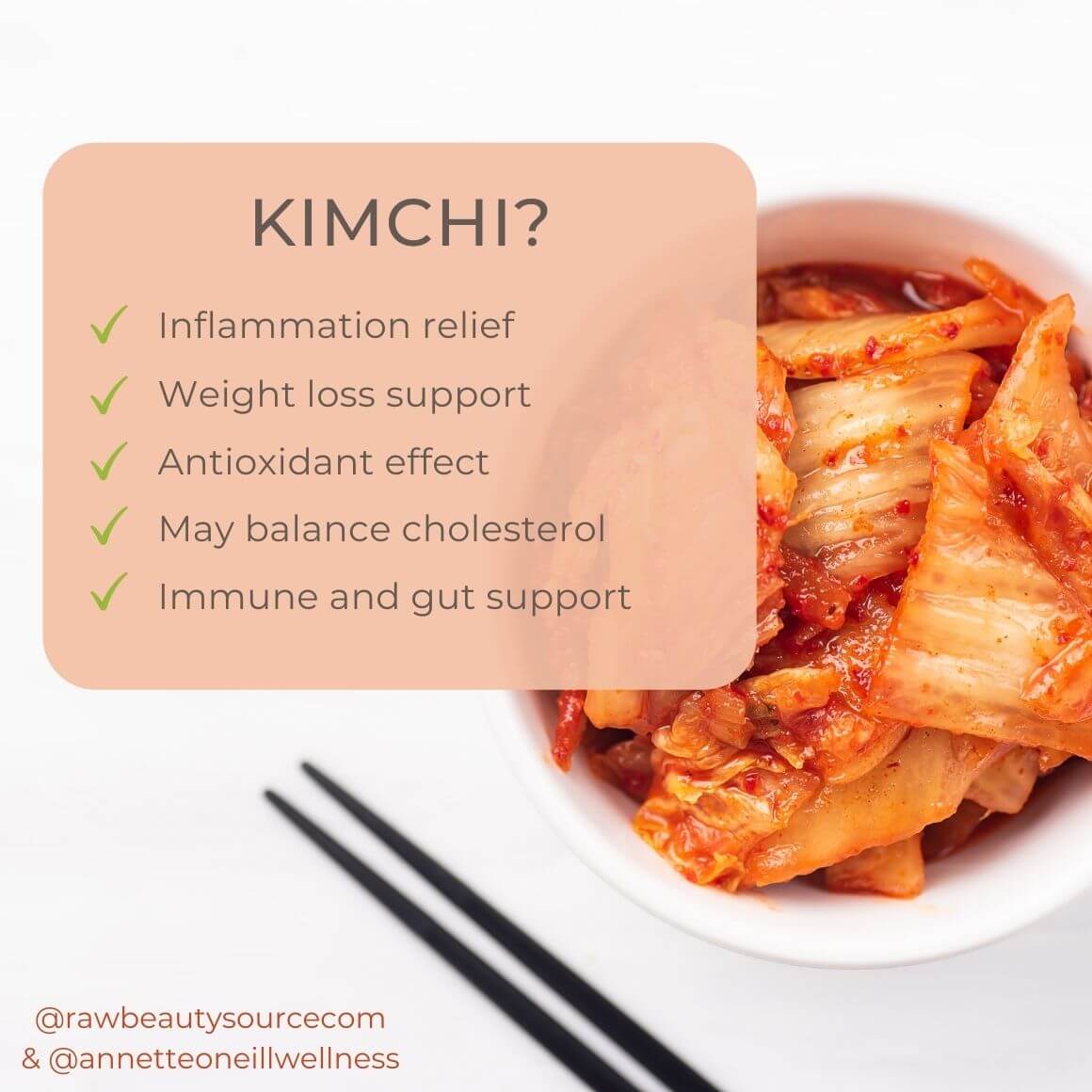 5 Health Benefits of Kimchi What, How, and Why? RawBeautySource