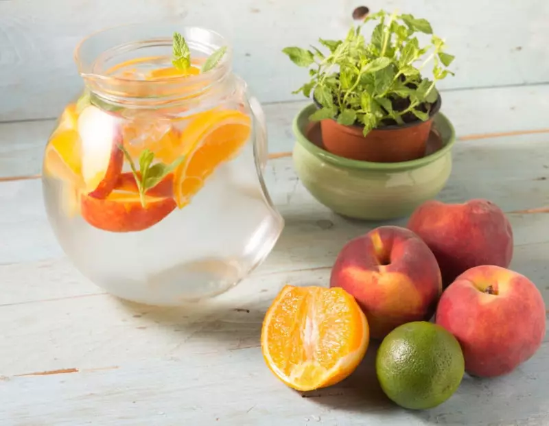 fruit infused water 